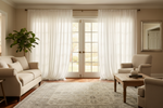 How to Hang Curtains Over French Doors