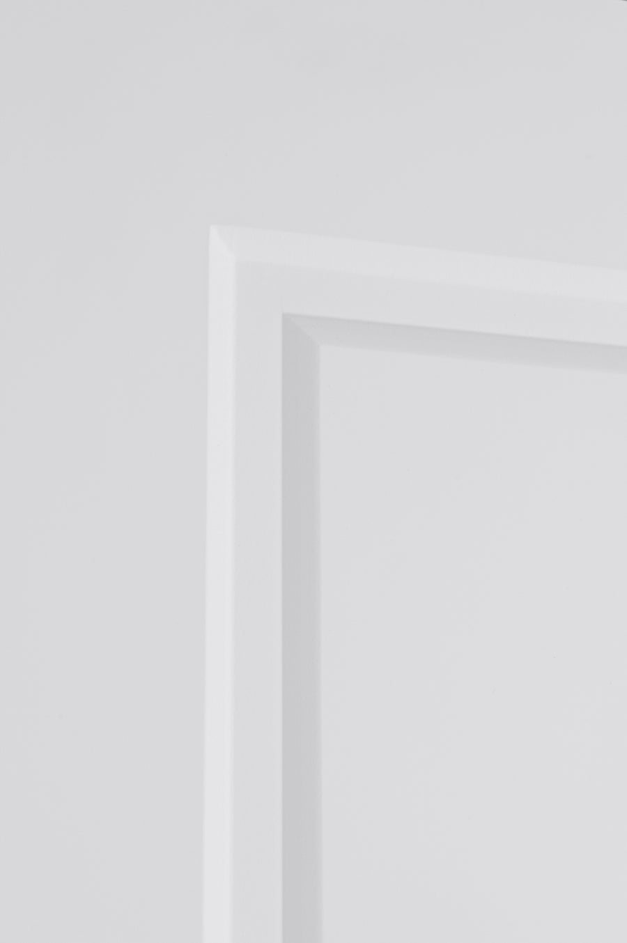 Nova 1 Panel Soft White Laminated Modern Door Slab - Doors and Beyond