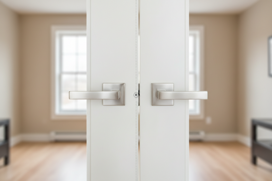 Bifold Door Handle Placement