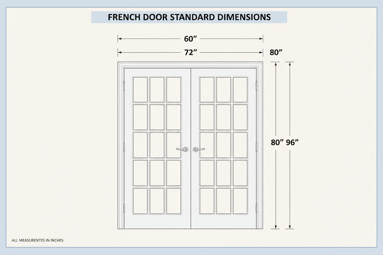 Interior French Door Sizes Complete Guide to Standard