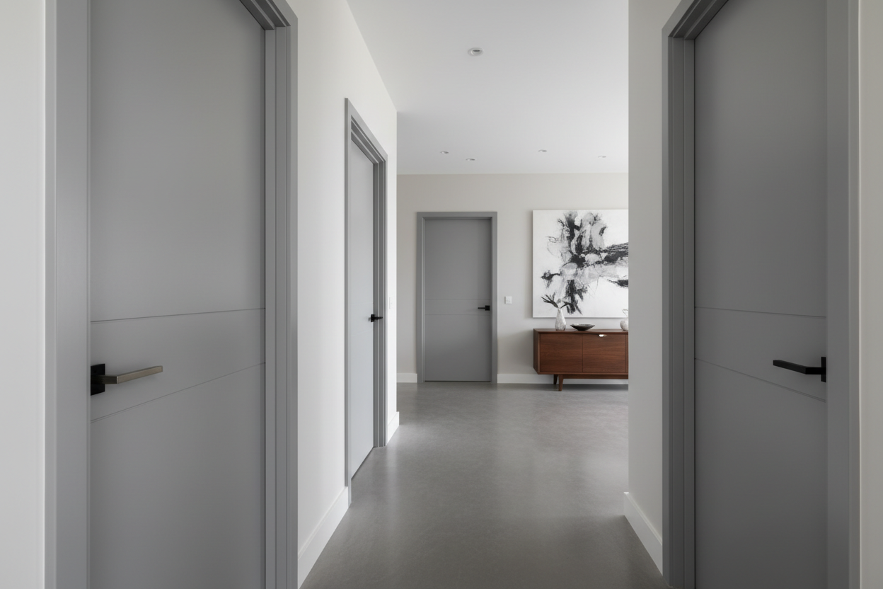 Gray Interior Doors | Modern Styles for Every Home