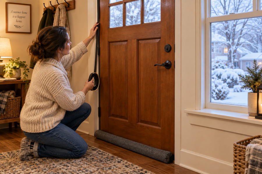 How to Stop Cold Air Coming Through Your Door