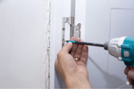 how to adjust french door hinges