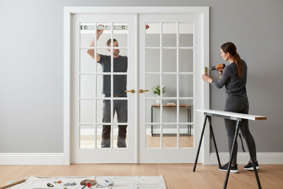 How to Install Interior French Doors: Step-by-Step Guide with Tools an