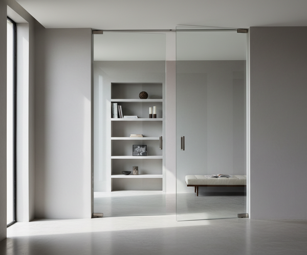 Frameless Double Doors | Invisible Frame Interior Doors