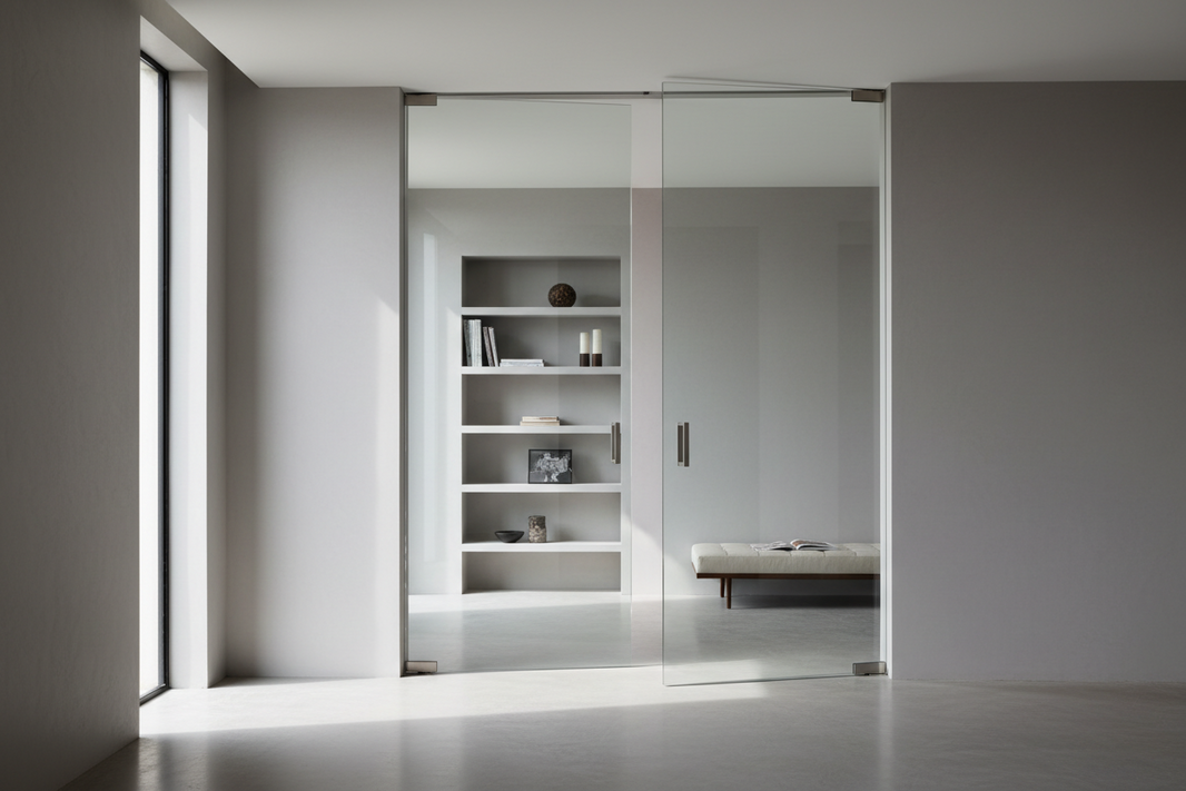 Frameless Double Doors | Invisible Frame Interior Doors