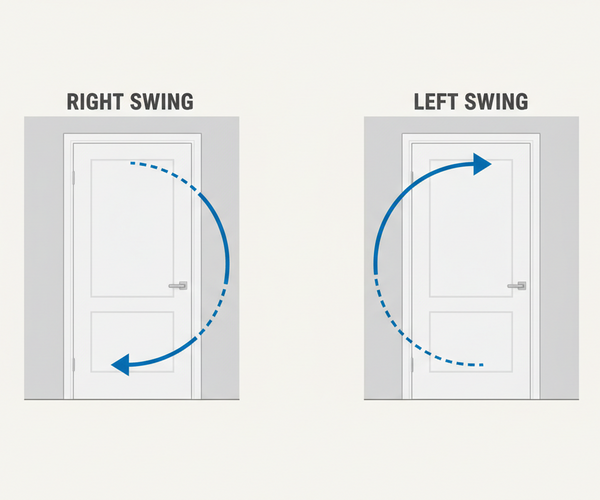 Right vs. Left Swing Door: What's the Difference and How to Tell Every