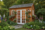 Shed with French Doors