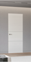 Nova 2H Braga Bianco Matrix CPL Frameless Modern Door