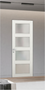 Nova 4-Lite Braga Bianco Matrix CPL Frameless Modern Door