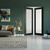 Braga 1-Lite Blu Matrix CPL Frameless Modern Double Door - Doors and Beyond