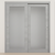 Braga 1-Lite Olmo Matrix CPL  Modern Bypass Door - Doors and Beyond