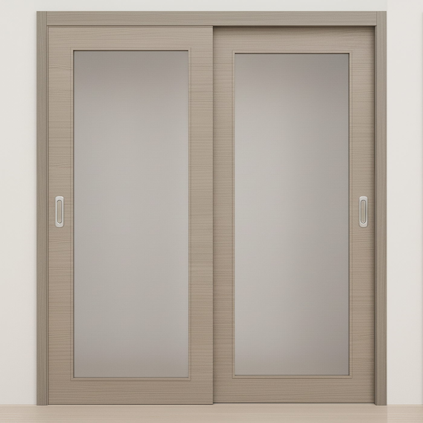Braga 1-Lite Palissandro Matrix CPL  Modern Bypass Door - Doors and Beyond