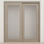 Braga 1-Lite Palissandro Matrix CPL  Modern Bypass Door - Doors and Beyond