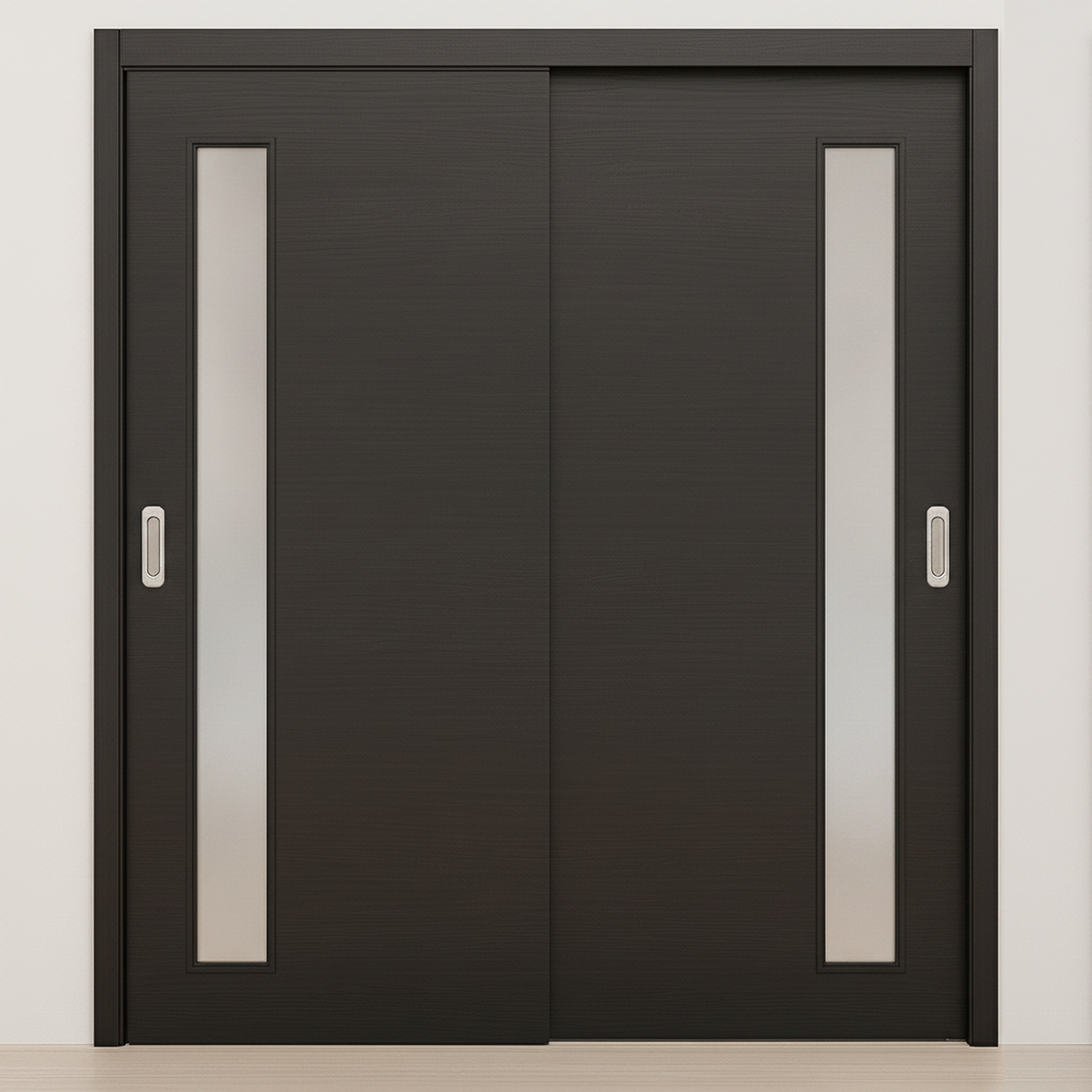 Braga 1-Lite V Blu Matrix CPL  Modern Bypass Door - Doors and Beyond
