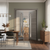Nova 1-Lite V Braga Olmo Matrix CPL  Modern Double Pre-Hung Door - Doors and Beyond