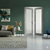Braga 1-Lite Olmo Matrix CPL Frameless Modern Double Door - Doors and Beyond