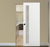 Nova 1-Lite V Braga Bianco Matrix Laminated Modern Magic Door - Doors and Beyond