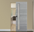 Nova 1-Lite V Braga Olmo Matrix Laminated Modern Magic Door - Doors and Beyond