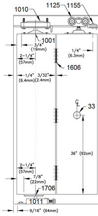 100FD Bi-Fold Door Hardware - Doors and Beyond