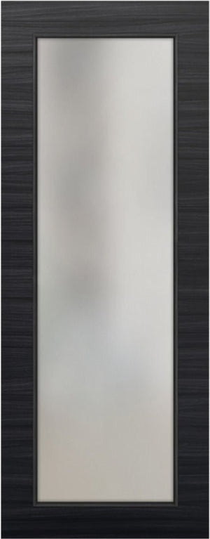 Nova 1-Lite Braga Blu Matrix CPL  Modern Door Slab - Doors and Beyond