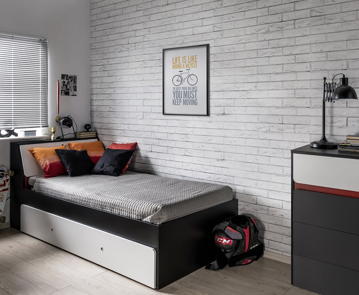 Vilo Motivo Panel Vinyl Loft Brick 104 5/16" x 9 13/16" - 4 pack - 28 1/2 sq feet - Doors and Beyond
