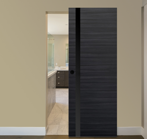 Nova 1G Braga Blu Matrix Laminated Modern Magic Door - Doors and Beyond