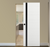 Nova 1G Braga Bianco Matrix Laminated Modern Magic Door - Doors and Beyond