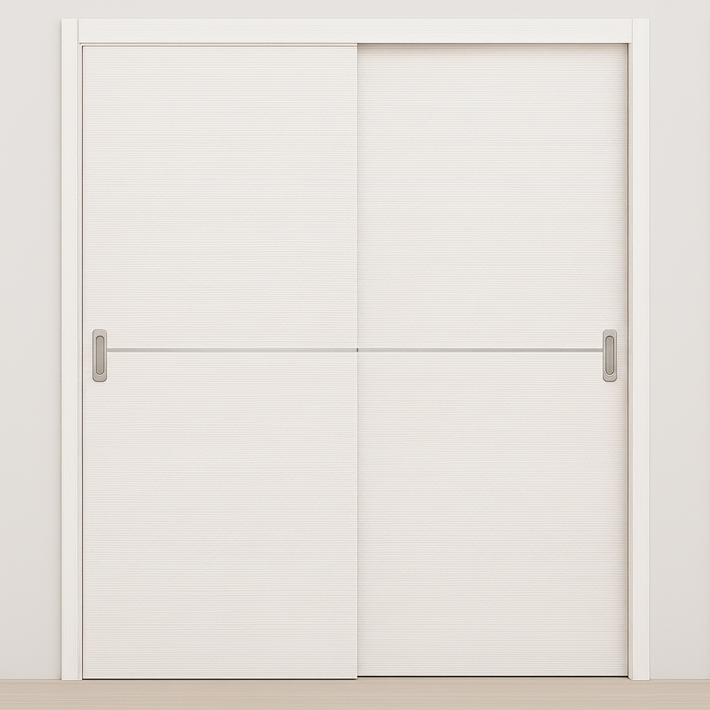 Braga 1H Bianco Matrix CPL Modern Bypass Door - Doors and Beyond