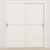 Braga 1H Bianco Matrix CPL Modern Bypass Door - Doors and Beyond