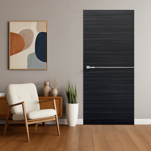 Braga 1H Blu Matrix CPL Frameless Modern Door - Doors and Beyond
