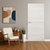 Braga 1H Crema Matrix CPL Frameless Modern Door - Doors and Beyond