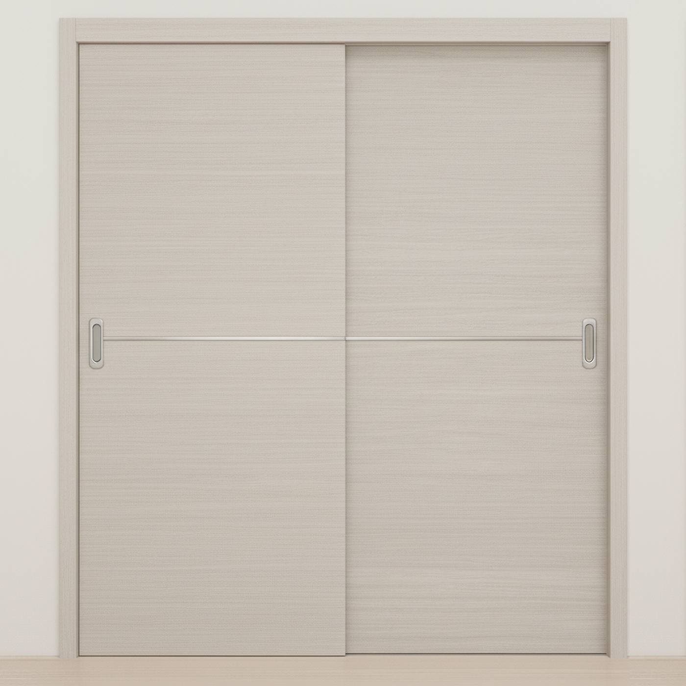 Braga 1H Crema Matrix CPL Modern Bypass Door - Doors and Beyond