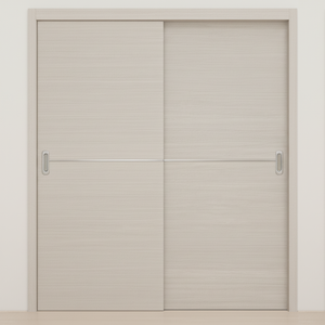 Braga 1H Crema Matrix CPL Modern Bypass Door - Doors and Beyond