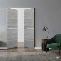 Braga 1H Olmo Matrix CPL Frameless Modern Double Door - Doors and Beyond