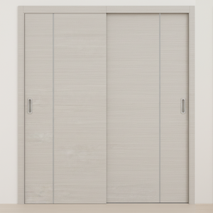 Braga 1V Crema Matrix CPL Modern Bypass Door - Doors and Beyond