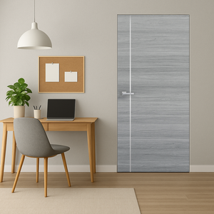 Braga 1V Olmo Matrix CPL Frameless Modern Door - Doors and Beyond