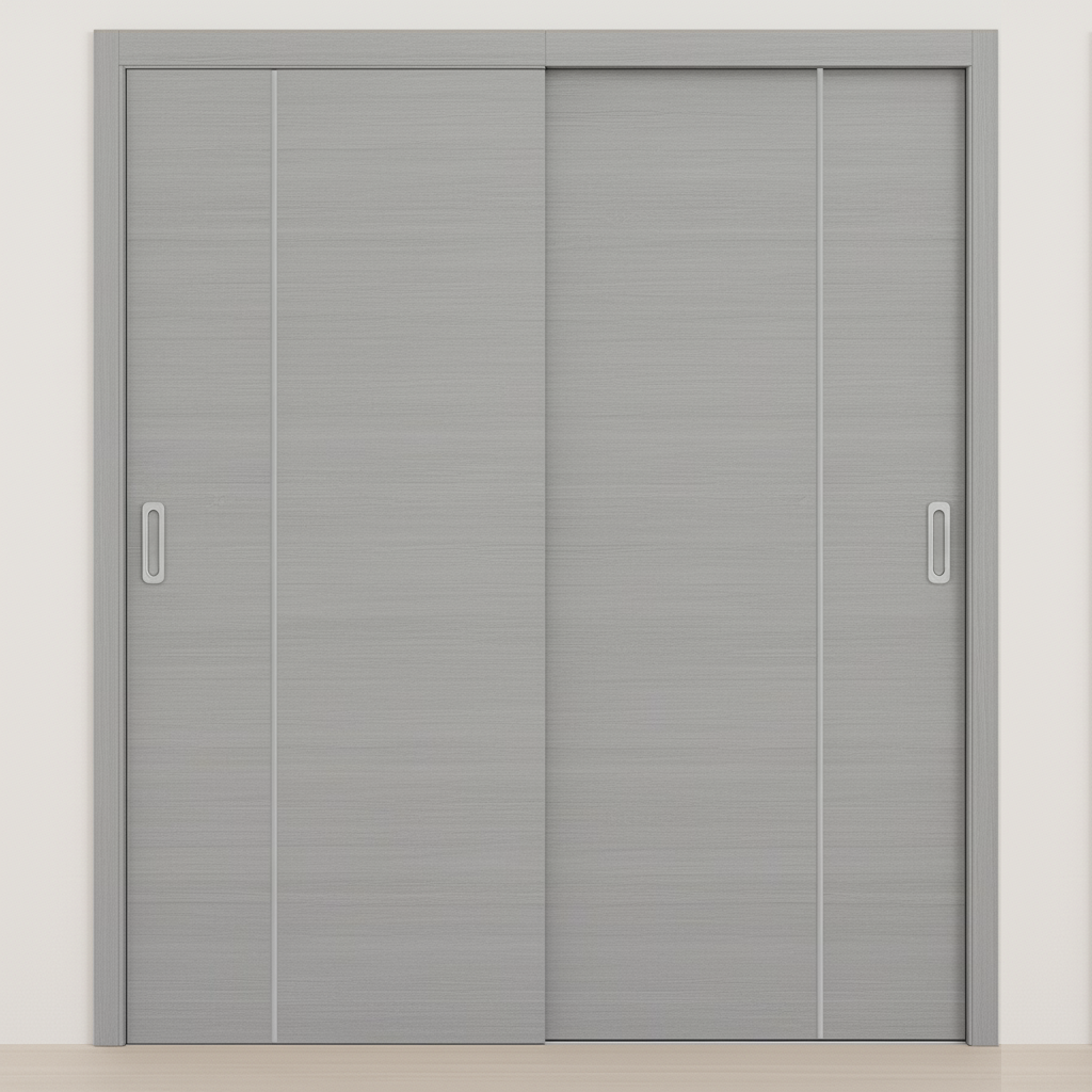 Braga 1V Olmo Matrix CPL Modern Bypass Door - Doors and Beyond
