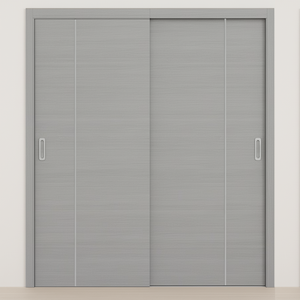 Braga 1V Olmo Matrix CPL Modern Bypass Door - Doors and Beyond