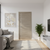 Nova 1V Braga Palissandro  Matrix CPL Modern Single Pre-hung Door - Doors and Beyond