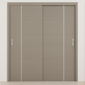 Braga 1V Palissandro Matrix CPL Modern Bypass Door - Doors and Beyond