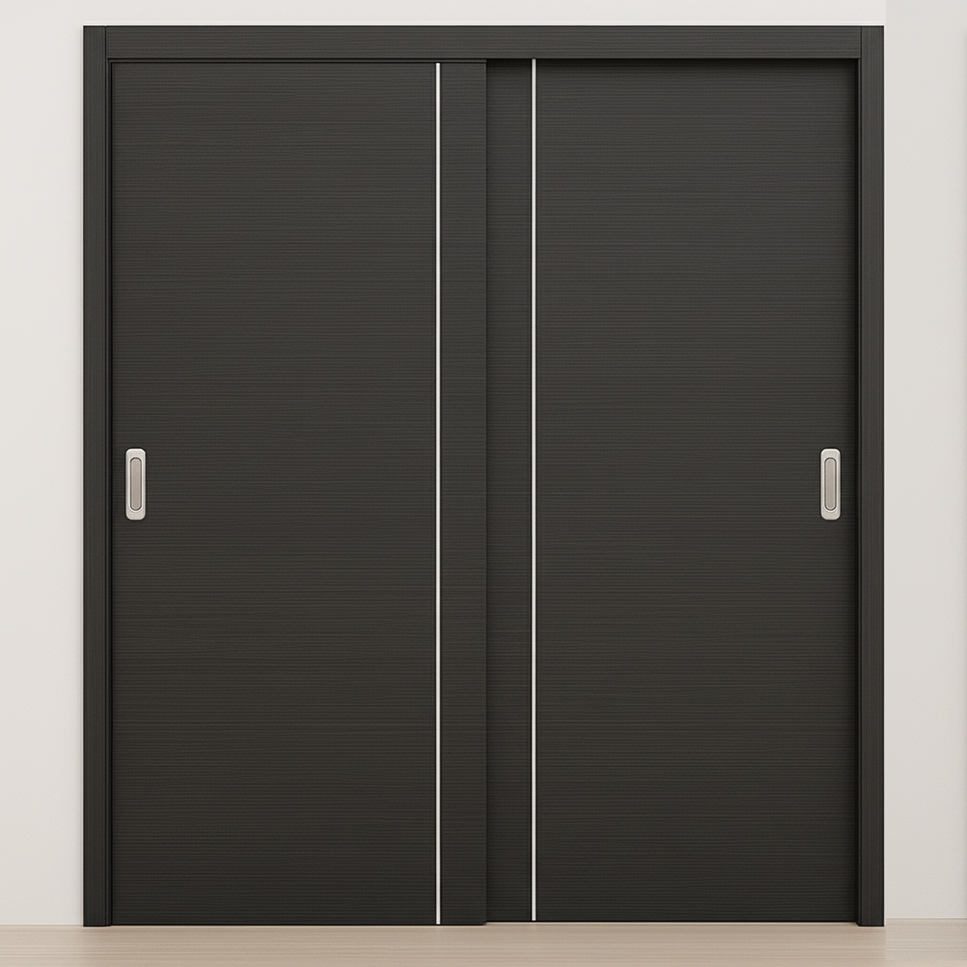 Braga 1VR Blu Matrix CPL Modern Bypass Door - Doors and Beyond