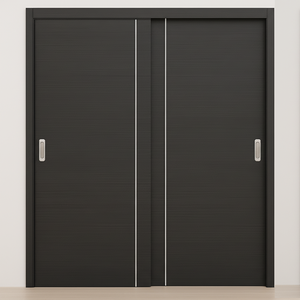 Braga 1VR Blu Matrix CPL Modern Bypass Door - Doors and Beyond