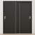 Braga 1VR Blu Matrix CPL Modern Bypass Door - Doors and Beyond
