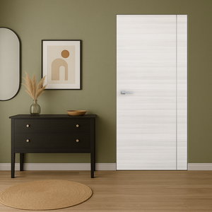 Braga 1VR Crema Matrix CPL Frameless Modern Door - Doors and Beyond