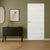 Braga 1VR Crema Matrix CPL Frameless Modern Door - Doors and Beyond