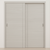 Braga 1VR Crema Matrix CPL Modern Bypass Door - Doors and Beyond