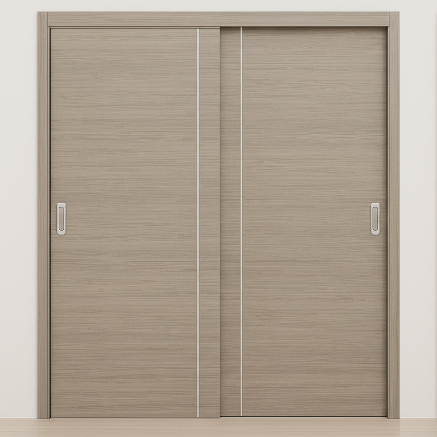 Braga 1VR Palissandro Matrix CPL Modern Bypass Door - Doors and Beyond