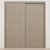 Braga 1VR Palissandro Matrix CPL Modern Bypass Door - Doors and Beyond