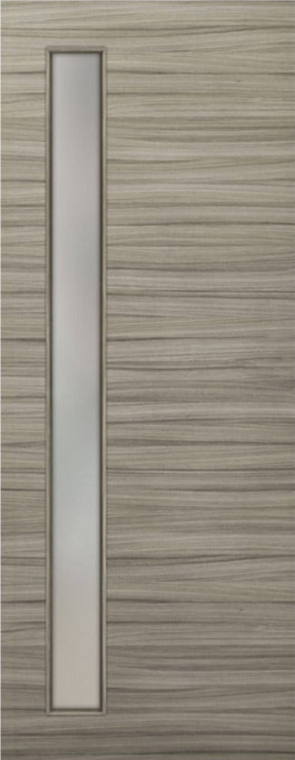 Nova 1-Lite V Braga  Palissandro Matrix CPL  Modern Door Slab - Doors and Beyond